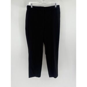 J. Crew Black Elastic Waist Cropped Ankle Pants Women Size‎ 12